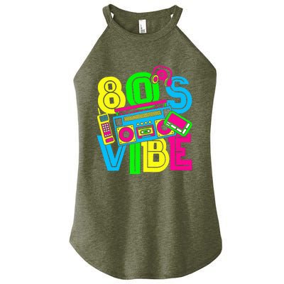 This Is My 80S Vibe 1980s Fashion 80s 90s Outfit Party Women’s Perfect Tri Rocker Tank