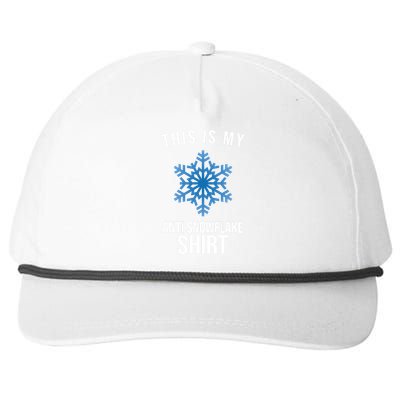 This Is My Anti Snowflake Shirt Winter Snapback Five-Panel Rope Hat