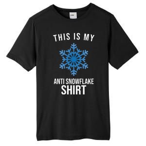 This Is My Anti Snowflake Shirt Winter Tall Fusion ChromaSoft Performance T-Shirt