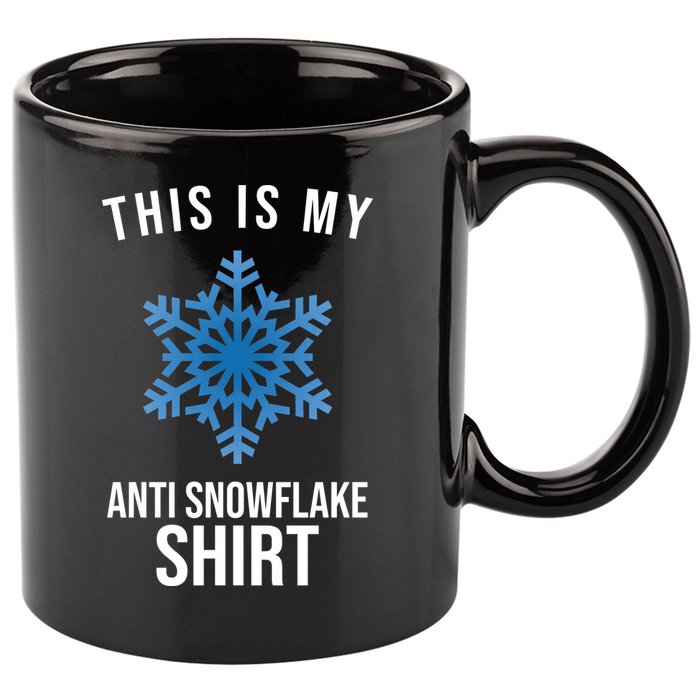 This Is My Anti Snowflake Shirt Winter 11oz C Handle Ceramic Mug