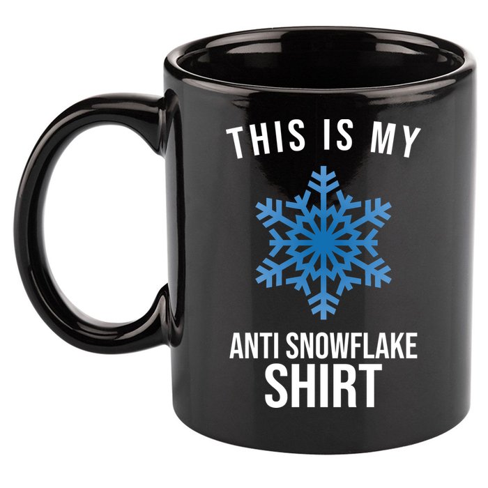 This Is My Anti Snowflake Shirt Winter 11oz C Handle Ceramic Mug
