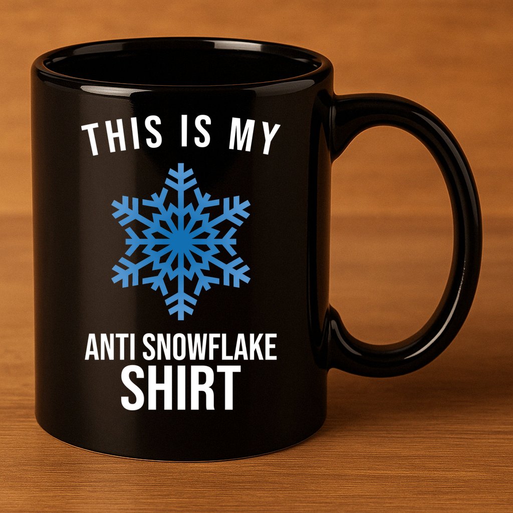 This Is My Anti Snowflake Shirt Winter 11oz C Handle Ceramic Mug