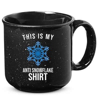 This Is My Anti Snowflake Shirt Winter 15oz Campfire Ceramic Mug