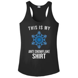 This Is My Anti Snowflake Shirt Winter Ladies PosiCharge Competitor Racerback Tank