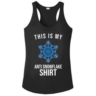 This Is My Anti Snowflake Shirt Winter Ladies PosiCharge Competitor Racerback Tank