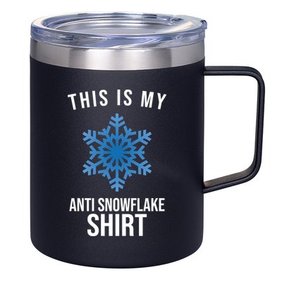 This Is My Anti Snowflake Shirt Winter 12oz Stainless Steel Coffee Mug