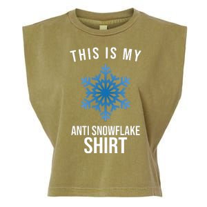 This Is My Anti Snowflake Shirt Winter Garment-Dyed Women's Muscle Tee