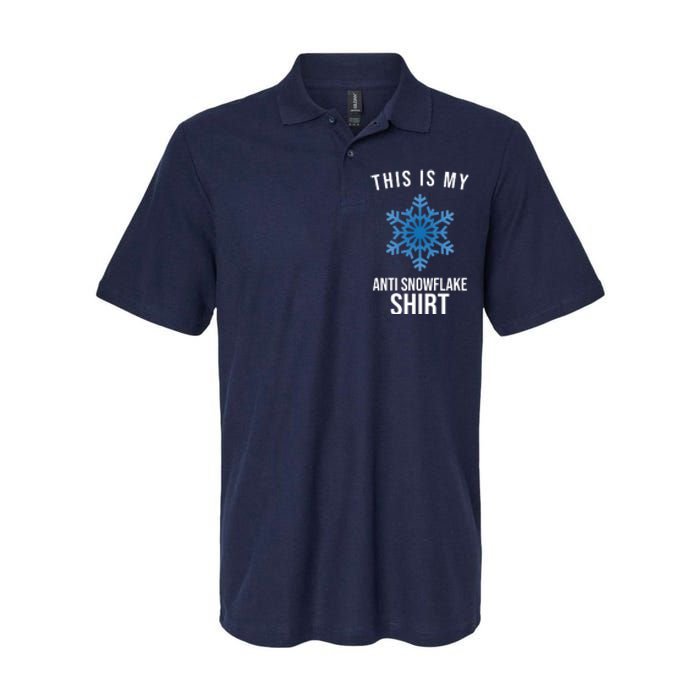 This Is My Anti Snowflake Shirt Winter Softstyle Adult Sport Polo