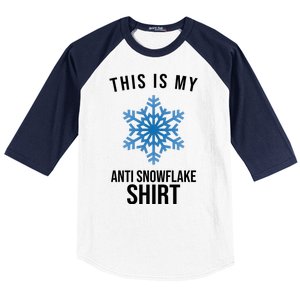 This Is My Anti Snowflake Shirt Winter Baseball Sleeve Shirt