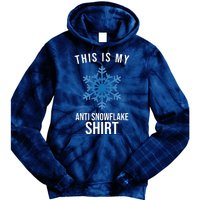 This Is My Anti Snowflake Shirt Winter Tie Dye Hoodie