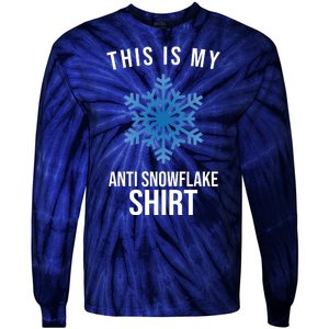 This Is My Anti Snowflake Shirt Winter Tie-Dye Long Sleeve Shirt