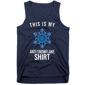 This Is My Anti Snowflake Shirt Winter Tank Top