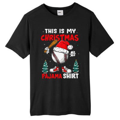 This Is My Christmas Baseball Pajama For Tall Fusion ChromaSoft Performance T-Shirt