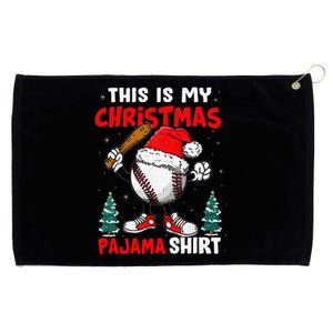 This Is My Christmas Baseball Pajama For Grommeted Golf Towel