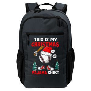 This Is My Christmas Baseball Pajama For Daily Commute Backpack