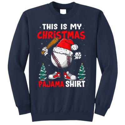 This Is My Christmas Baseball Pajama For Sweatshirt