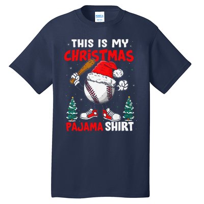 This Is My Christmas Baseball Pajama For Tall T-Shirt