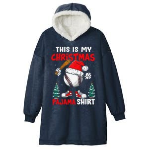 This Is My Christmas Baseball Pajama For Hooded Wearable Blanket