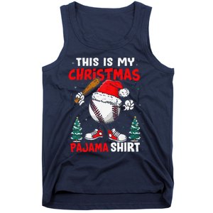 This Is My Christmas Baseball Pajama For Tank Top