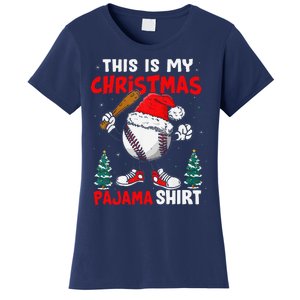 This Is My Christmas Baseball Pajama For Women's T-Shirt