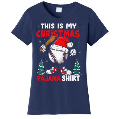 This Is My Christmas Baseball Pajama For Women's T-Shirt