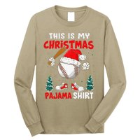 This Is My Christmas Baseball Pajama For Long Sleeve Shirt