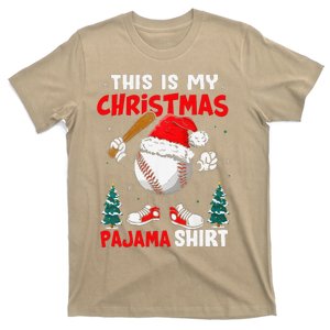 This Is My Christmas Baseball Pajama For T-Shirt