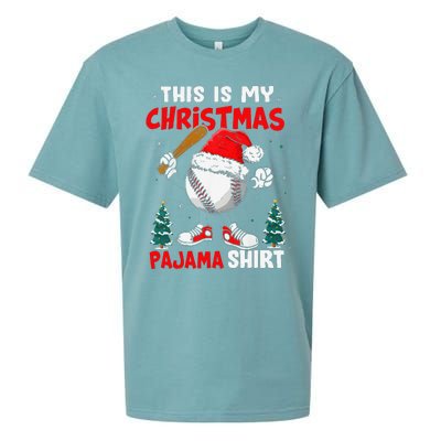 This Is My Christmas Baseball Pajama For Sueded Cloud Jersey T-Shirt