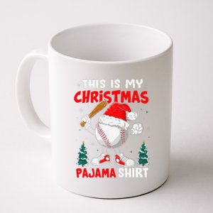 This Is My Christmas Baseball Pajama For Coffee Mug