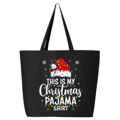 This Is My Christmas Pajama Lights 25L Jumbo Tote