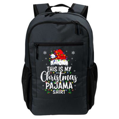 This Is My Christmas Pajama Lights Daily Commute Backpack