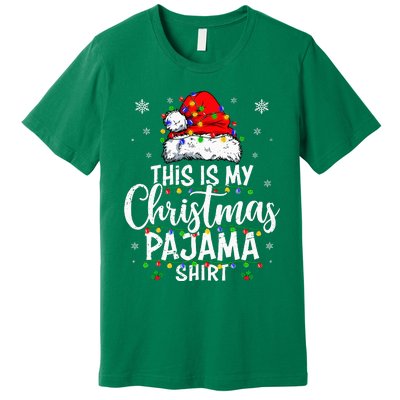 This Is My Christmas Pajama Lights Premium T-Shirt