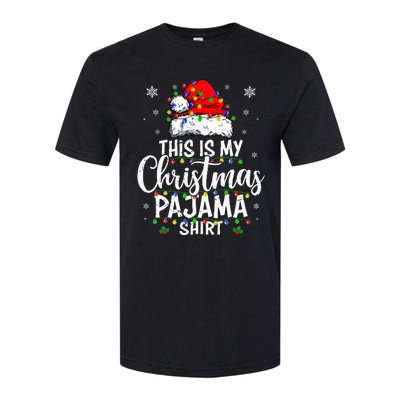 This Is My Christmas Pajama Lights Softstyle® CVC T-Shirt