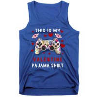 This Is My Valentine Pajama Valentine Gift Gamer Funny Gift Cool Gift Tank Top