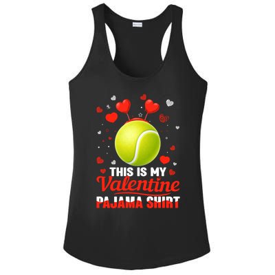 This Is My Valentine Pajama Funny Gift Headband Tennis Players Cute Gift Ladies PosiCharge Competitor Racerback Tank