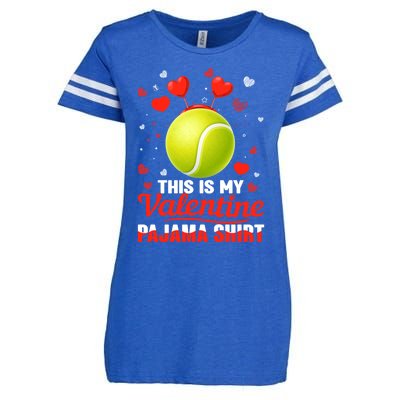 This Is My Valentine Pajama Funny Gift Headband Tennis Players Cute Gift Enza Ladies Jersey Football T-Shirt