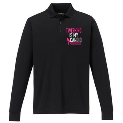 Twerking Is My Cardio Twerk Dance Performance Long Sleeve Polo