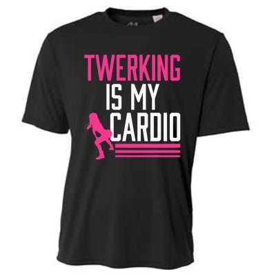 Twerking Is My Cardio Twerk Dance Cooling Performance Crew T-Shirt