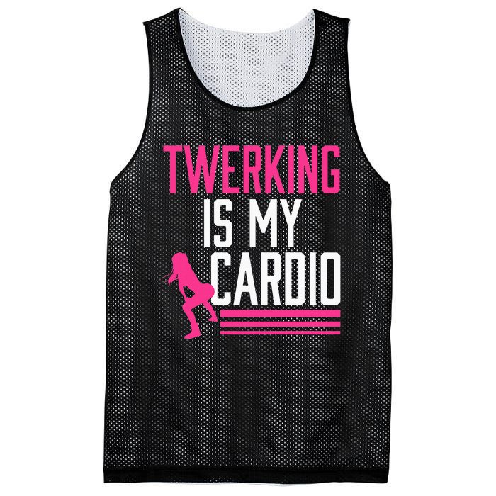 Twerking Is My Cardio Twerk Dance Mesh Reversible Basketball Jersey Tank