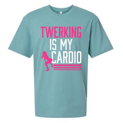 Twerking Is My Cardio Twerk Dance Sueded Cloud Jersey T-Shirt