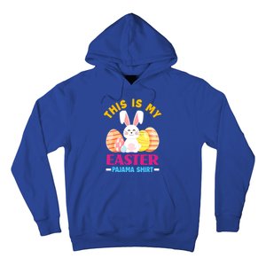 This Is My Easter Pajama Funny Gift Cute Easter Bunny Easter Eggs Gift Hoodie