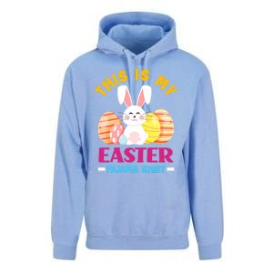 This Is My Easter Pajama Funny Gift Cute Easter Bunny Easter Eggs Gift Unisex Surf Hoodie