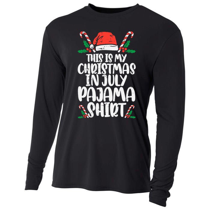 This Is My Christmas In July Pajama Cooling Performance Long Sleeve Crew