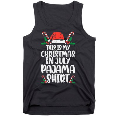 This Is My Christmas In July Pajama Tank Top