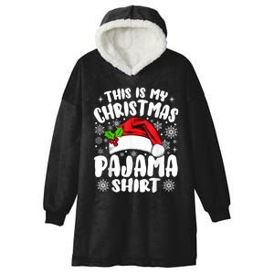 This Is My Christmas Pajama Funny Christmas Outfits Hooded Wearable Blanket