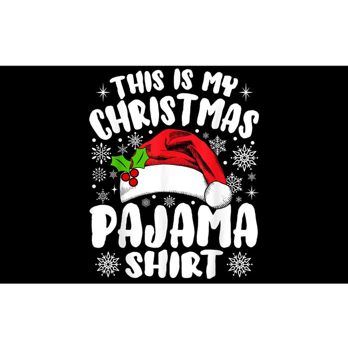 This Is My Christmas Pajama Funny Christmas Outfits Bumper Sticker