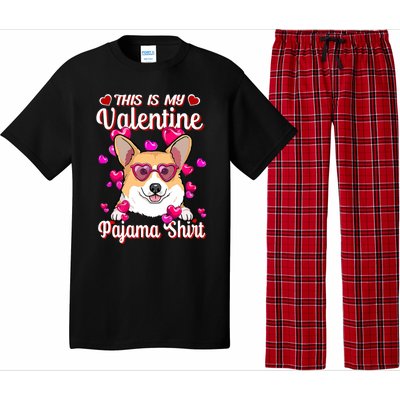 This Is My Valentine Pajama Gift Corgi Lovers Gift Pajama Set