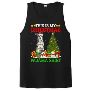 This Is My Christmas Pajamas Alaskan Malamute Dog Christmas Gift PosiCharge Competitor Tank