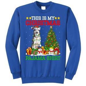 This Is My Christmas Pajamas Alaskan Malamute Dog Christmas Gift Sweatshirt