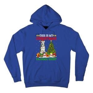 This Is My Christmas Pajamas Alaskan Malamute Dog Christmas Gift Tall Hoodie